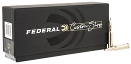 Federal Custom Shop Brass 6.5 Creedmoor 130 Grain 20-Rounds Terminal Ascent - Federal Premium