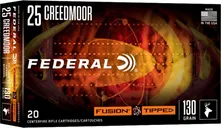 Federal Fusion .25 Creedmoor 130 Grain 20-Rounds PT - Federal Premium