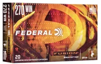 Federal Fusion Brass .270 Win 150 Grain 20-Rounds BSP - Federal Premium
