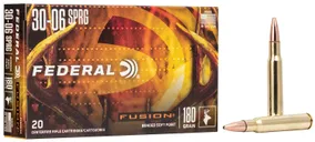Federal Fusion Brass .30-06 180 Grain 20-Rounds BSP - Federal Premium