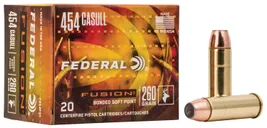 Federal Fusion .454 Casull 260 Grain 20-Rounds SP - Federal Premium