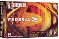 Federal Fusion Brass 6.5 Creedmoor 140 Grain 20-Rounds BSP - Federal Premium