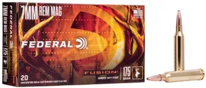 Federal Fusion Brass 7mm Rem Mag 175-Grain 20-Rounds FSP - Federal Premium