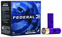 Federal Game-Shok Hi-Brass Brass 16 GA-2.75 #6 Shot 1-1/8 oz 25-Rounds - Federal Premium