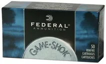 Federal Game-Shok Rimfire .22 Long Rifle 38 Grain Copper Plated Hollow Point 50 Per Box - Federal Premium