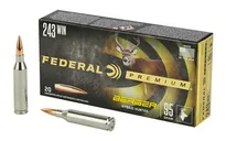 Federal Premium Berger Hybrid Hunter Brass .243 Win 95-Grain 20-Rounds BHH - Federal Premium