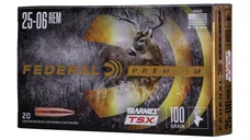 Federal Premium Brass .25-06 Rem 100 Grain 20-Rounds TSX - Federal Premium