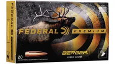 Federal Premium Berger Hybrid Hunter Nickel Plated Brass .270 WSM 140 Grain 20-Rounds BHH - Federal Premium