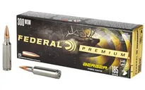 Federal Premium Nickel Plated Brass .300 WSM 185 Grain 20-Rounds BHH - Federal Premium