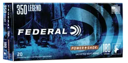 Federal Power-Shok Brass .350 Legend 180 Grain 20-Rounds SP - Federal Premium