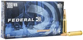 Federal PowerShok .308 Win 150 Grain 20-Rounds JSP - Federal Premium