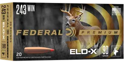 Federal Premium ELD-X Brass 7mm Rem Mag 162 Grain 20-Rounds - Federal Premium