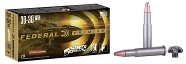Federal Premium HammerDown Nickel Plated Brass .30-30 Win 150 Grain 20-Rounds BSP - Federal Premium