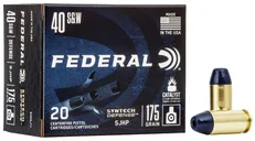 Federal Syntech Defense Brass .40 SW 175-Grain 50-Rounds SJHP - Federal Premium