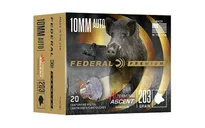 Federal Terminal Ascent Nickel Plated Brass 10mm 203 Grain 20-Rounds TA - Federal Premium