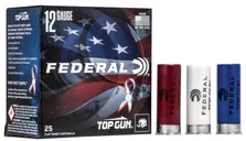 Federal Top Gun 12 GA-2.75 #8 Lead Shot 25-Rounds - Federal Premium