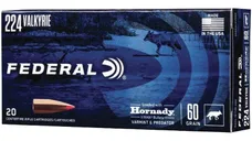 Federal Varmint & Predator Brass .224VAL 60 Grain 20-Rounds VMX - Federal Premium