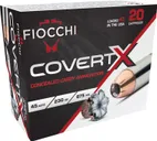 Fiocchi CovertX Nickel Plated Brass .45 ACP 230 Grain 20-Rounds JHP - Fiocchi