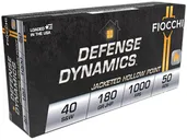 Fiocchi Defense Dynamics .40 SW 180 Grain 50-Rounds JHP - Fiocchi