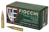Fiocchi Field Dynamics Brass .223 Rem 55-Grain 50-Rounds PSP - Fiocchi
