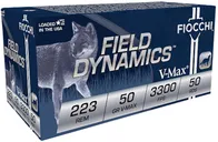 Fiocchi Field Dynamics .223 Rem 50 Grain 20-Rounds V-Max - Fiocchi