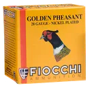 Fiocchi Golden Pheasant 28 GA 7/8-Ounce 25-Rounds Nickle Plated - Fiocchi