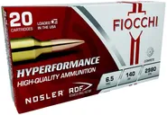 Fiocchi Hyperformance Match 6.5 PRC 140 Grain 20-Rounds NRDF - Fiocchi