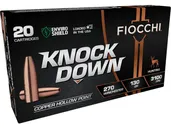 Fiocchi Knockdown Brass .270 Win 130 Grain 20-Rounds HP - Fiocchi