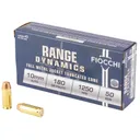 Fiocchi Range Dynamics Brass 10mm 180 Grain 50-Rounds FMJTC - Fiocchi