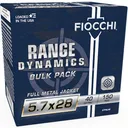 Fiocchi Range Dynamics Brass 5.7 X 28 40 Grain 150-Rounds FMJ Bulk Pack - Fiocchi