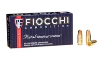 Fiocchi Range Dynamics Subsonic Brass 9mm 158-Grain 50-Rounds FMJ - Fiocchi