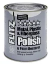 Flitz Metal Polish Paste 2LB for Metal  Plastic  Fiberglass - Flitz