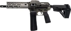 Freedom Ordnance FM-9D Flat Dark Earth Belt Fed Pistol 9mm 8 Barrel 33-Rounds w/ 150 Links  Bag - Freedom Ordnance