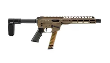 Freedom Ordnance FX9P Flat Dark Earth 9mm 10 Threaded Barrel 31-Rounds w/ SB Mini Brace - Freedom Ordnance