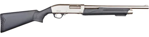 G-Force GFP3 Nickel 12 GA 20 Barrel 3-Chamber 4-Rounds with Bead Front Sight - GForce Arms