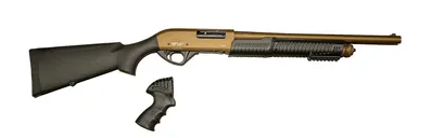 G-Force GFP3REX Bronze / Black 12 GA 20 Barrel 4-Rounds w/ Stock  Pistol Grip - GForce Arms