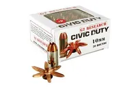 G2 Research Civic Duty Brass 10mm 122-Grain 20-Rounds LFC - G2 Research