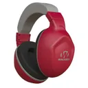 GSM Boomies Crimson Red Over the Head Hearing Protection - Walkers Game Ear