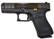 Glock 19 Gen5 Black / Gold Filigree 9mm 4.02 Barrel 15-Rounds - Glock