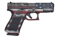 Glock 19 Gen5 MOS Distressed American Flag 9mm 4.02 Barrel 15-Rounds - Glock