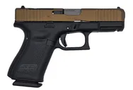 Glock 19 Gen5 MOS Black / Burnt Bronze 9mm 4.02 Barrel 15-Rounds - Glock