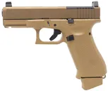 Glock 19X Coyote Tan 9mm 4.52 Barrel 17/19-Rounds w/ Ameriglo Tall Sights - Glock