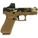 Glock 19X V Camo / Tan 9mm 4.02 Ported Barrel 17-Rounds OR w/ Holosun 407C X2 - Glock