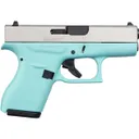 Glock 42 Robin s Egg Blue / Aluminum .380 ACP 3.2 Barrel 6-Rounds - Glock