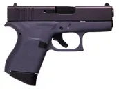 Glock 43 Gray / Black 9mm 3.39 Barrel 6-Rounds Fixed Sights - Glock