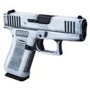 Glock 43X Battleworn White 9mm 3.4 Barrel 10-Rounds - Glock