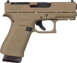Glock 43X MOS Davidson s Dark Earth 9mm 3.41 Barrel 15-Rounds OR - Glock