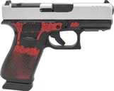 Glock 43X MOS Black / Red 9mm 3.41 Barrel 15-Rounds OR - Apollo Custom