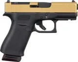 Glock 43X MOS Black / Gold 9mm 3.41 Barrel 15-Rounds OR USA Made - Glock