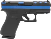 Glock 43X MOS Black / Blue 9mm 3.41 Barrel 10-Rounds OR - Apollo Custom